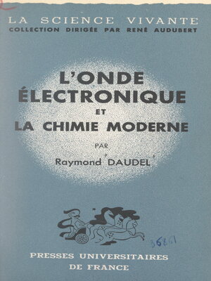 cover image of L'onde électronique et la chimie moderne